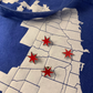 Chicago Star Enamel Pins